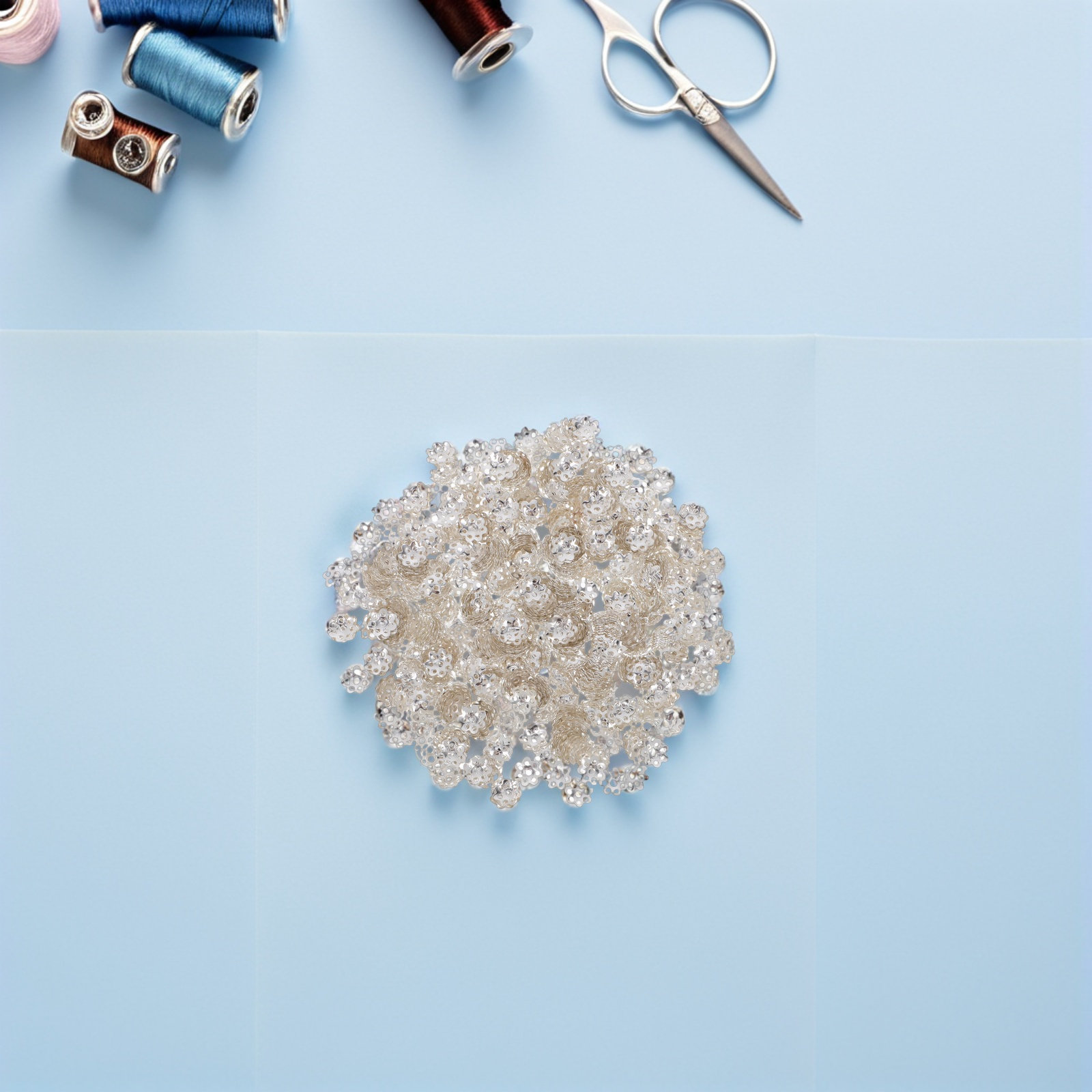 Bead Cap Flower - 1000 sztuk żelaznych nakładek na koraliki