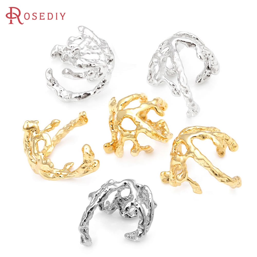 Bead Cap Flower - 10 sztuk 18K złoty kolor mosiądz