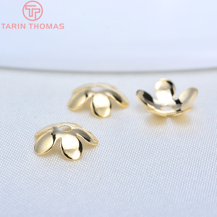 Bead Cap Flower - (3176)20 sztuk 8.5MM 24K złoty kolor