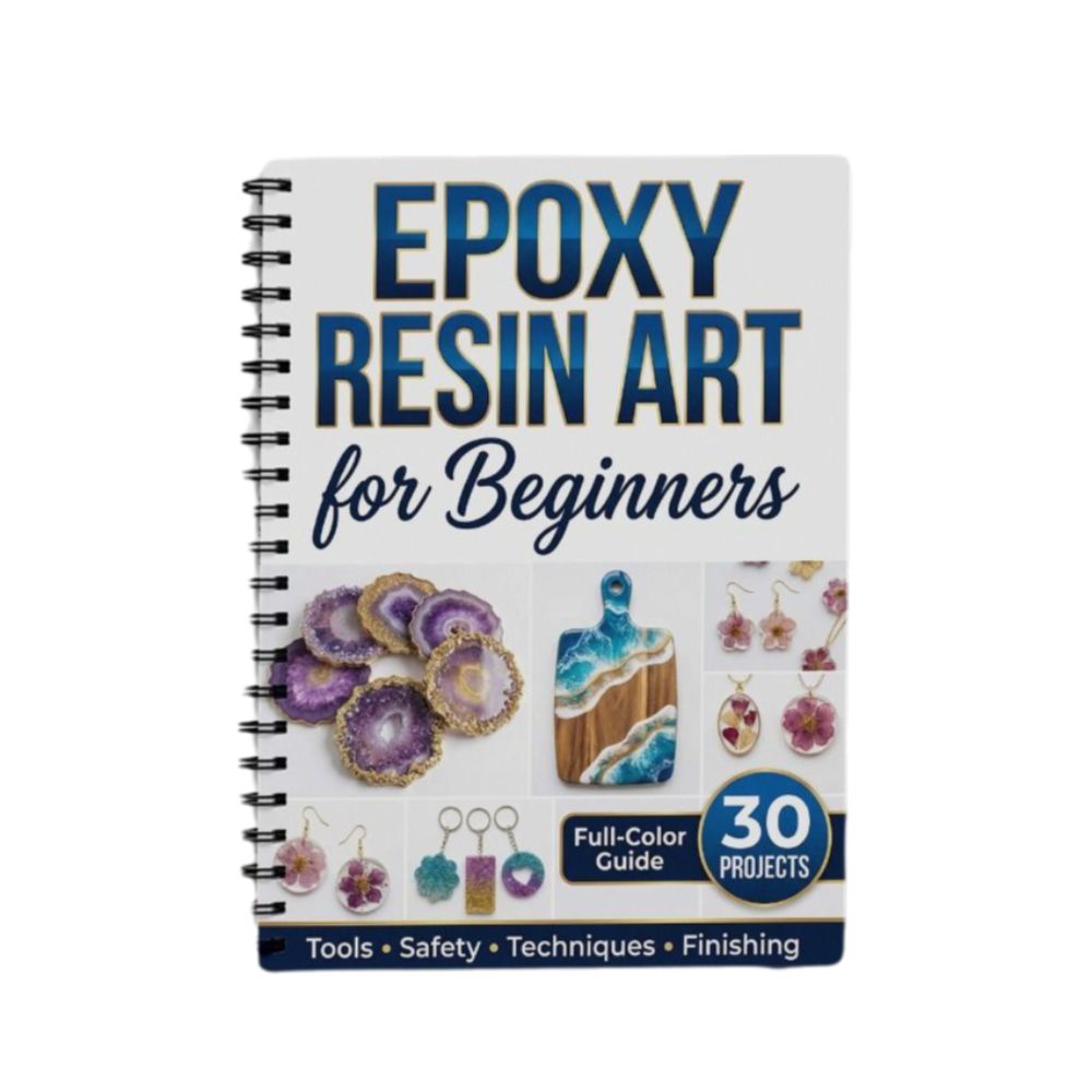 Jewelry Making For Beginners Book - Podręcznik do tworzenia sztuki z żywicy