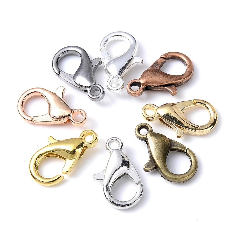 Jewelry Making Metal - 100 szt. karabińczyków ze stopu cynku