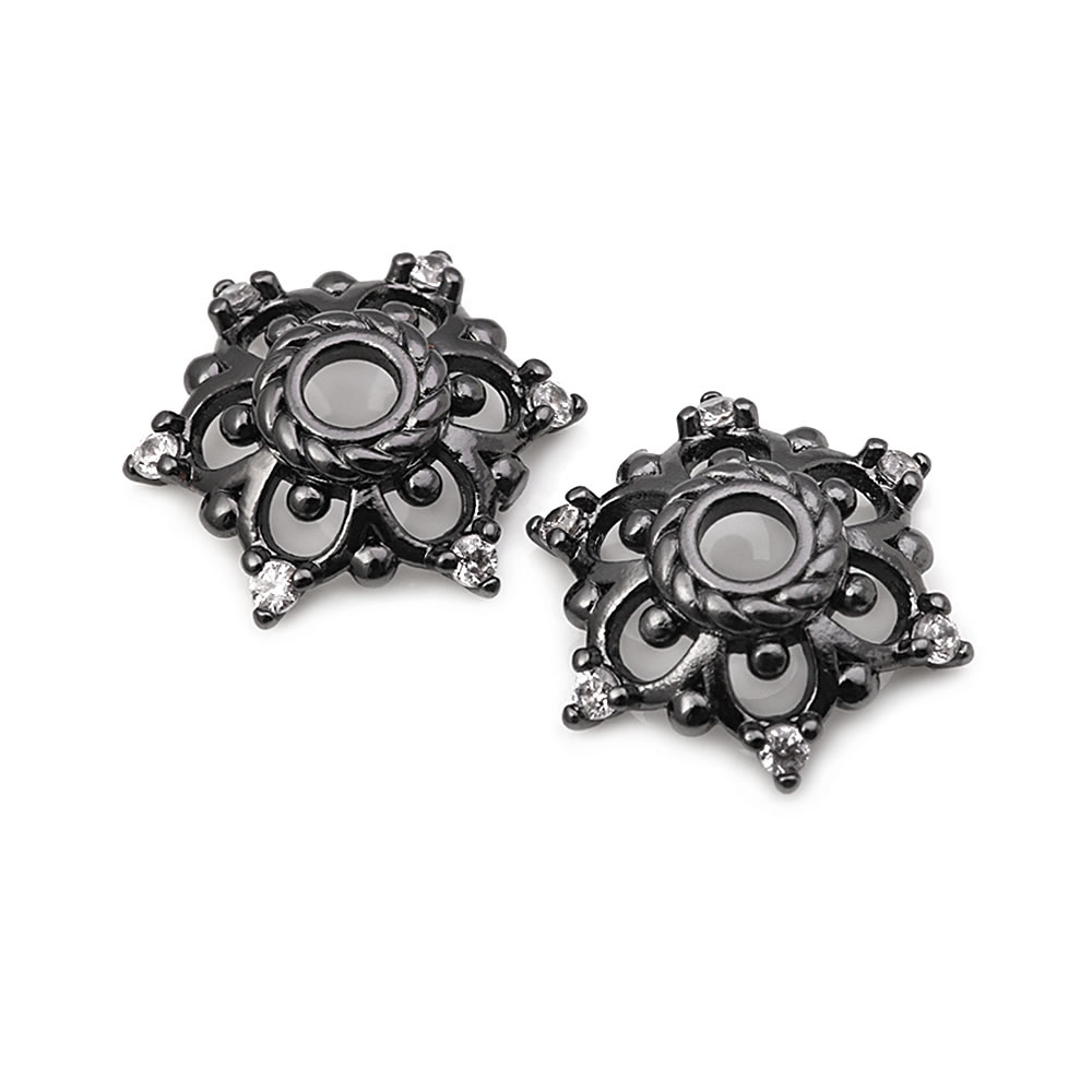 18-karatowe złoto w kolorze mo – Bead Cap Flower recenzja i cena