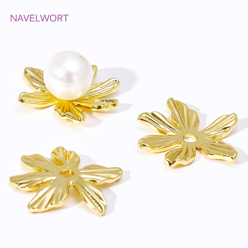 Duże kwiatowe nakładki na kora – Bead Cap Flower recenzja i cena