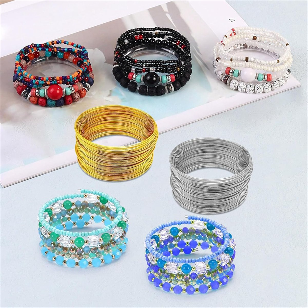 Drut pamięciowy ABJS do tworze – Memory Wire Bracelet recenzja i cena