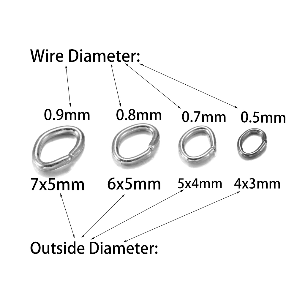 100/300 sztuk/partia 4-8mm Met – Jump Ring Assorted recenzja i cena