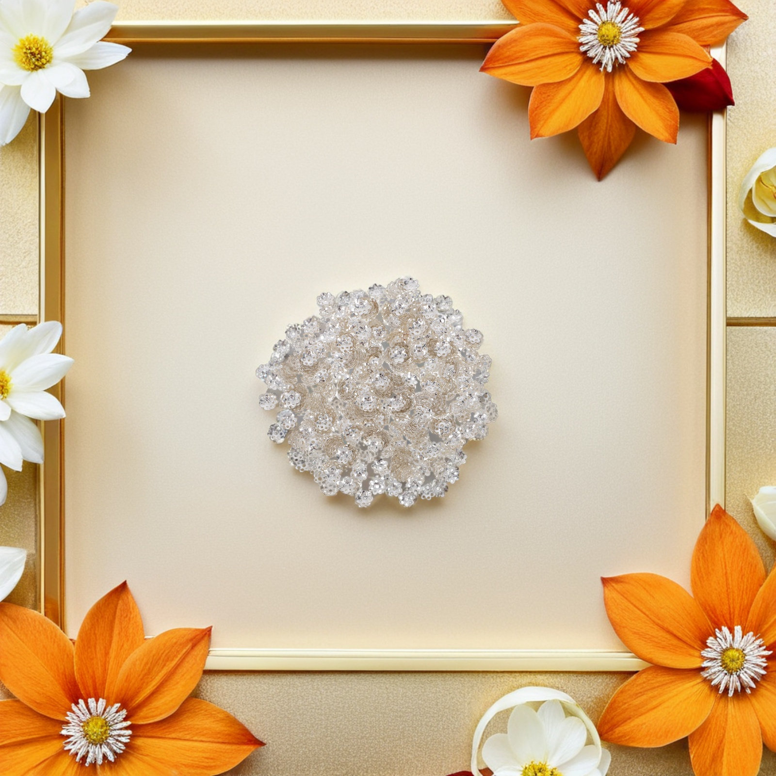 1000 sztuk żelaznych nakładek  – Bead Cap Flower recenzja i cena