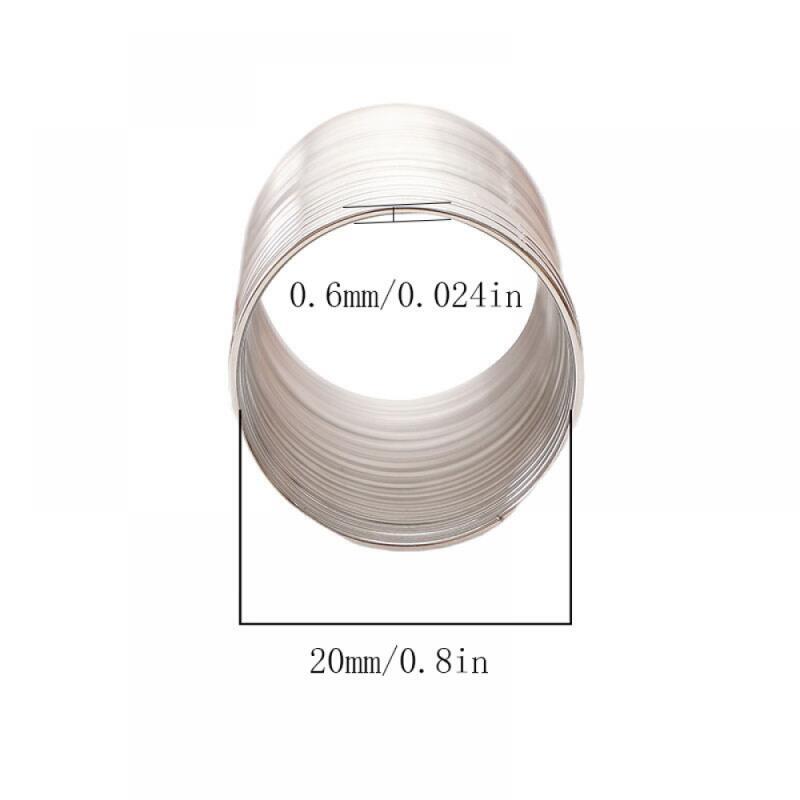Około 68 pętelek drutu stalowe – Memory Wire Bracelet recenzja i cena
