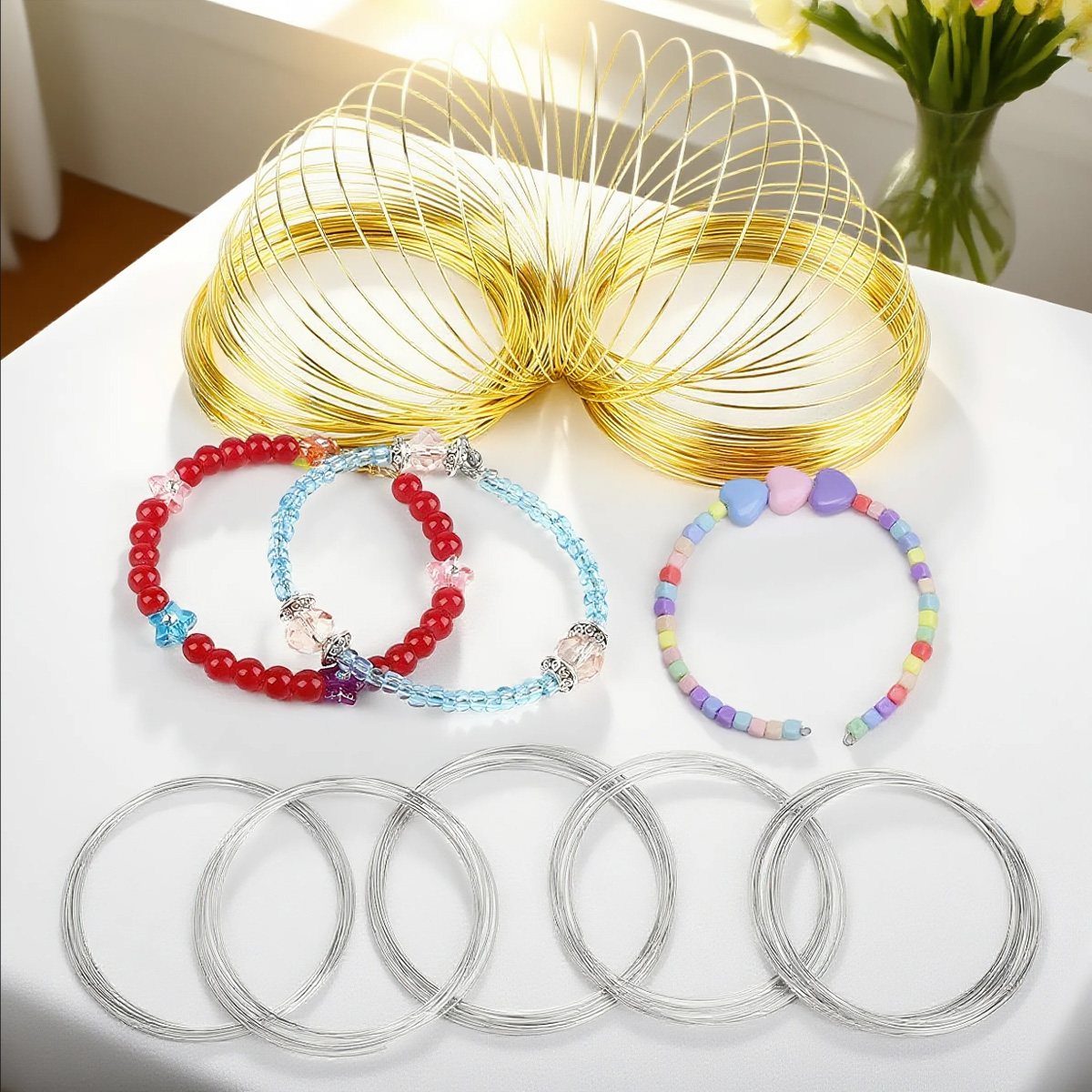 Drut pamięciowy ze stali nierd – Memory Wire Bracelet recenzja i cena
