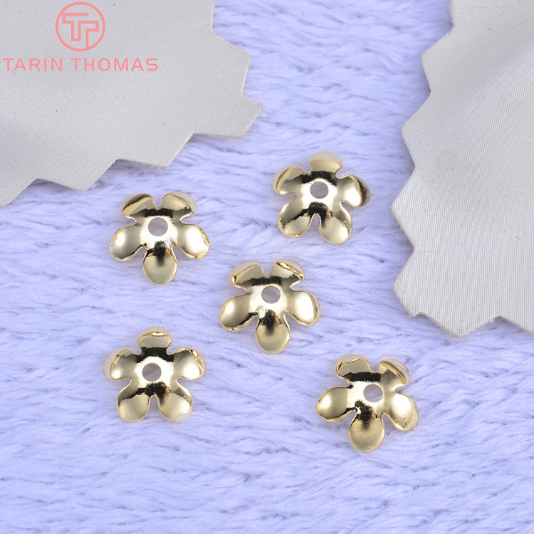 (3176)20 sztuk 8.5MM 24K złoty – Bead Cap Flower recenzja i cena