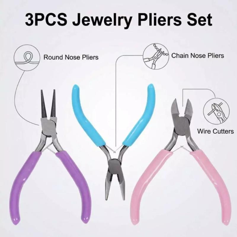 【L】1/3 SZT. Zestaw szczypiec d – Jewelry Making Round Nose Pliers recenzja i cena