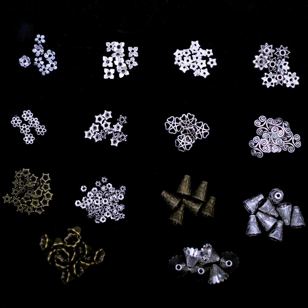 30-500 szt. Mieszane Rozmiary  – Bead Cap Flower recenzja i cena
