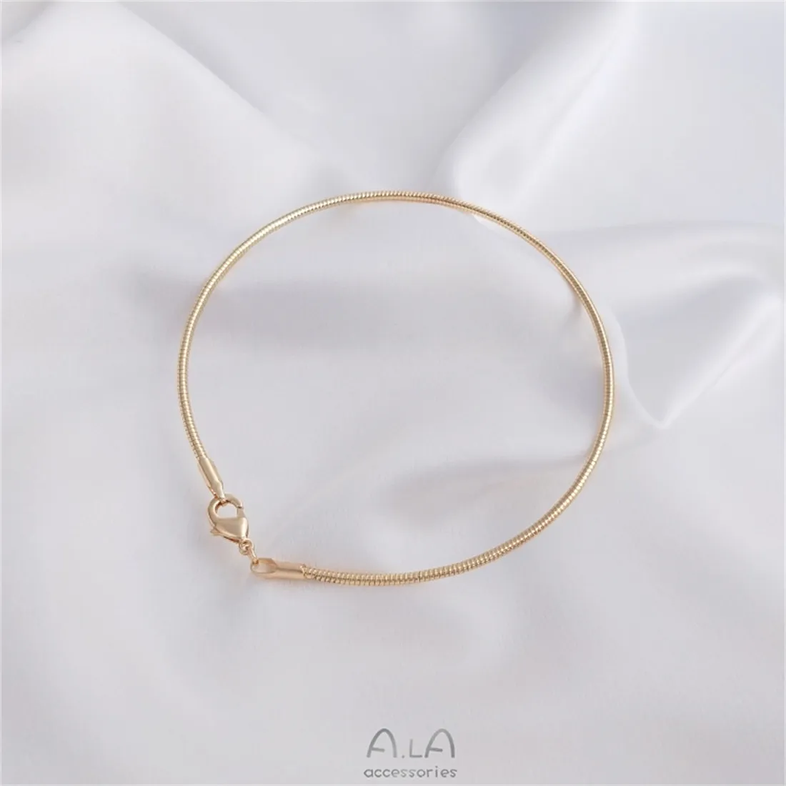 14K złoty kolor bransoletka z  – Memory Wire Bracelet recenzja i cena