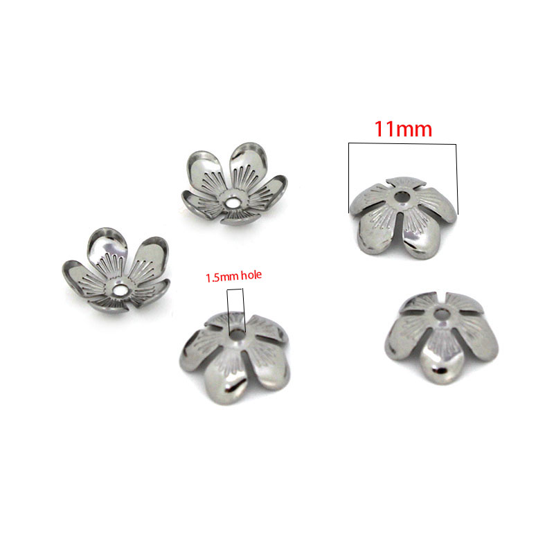 50 szt. 11mm Stal Nierdzewna K – Bead Cap Flower recenzja i cena
