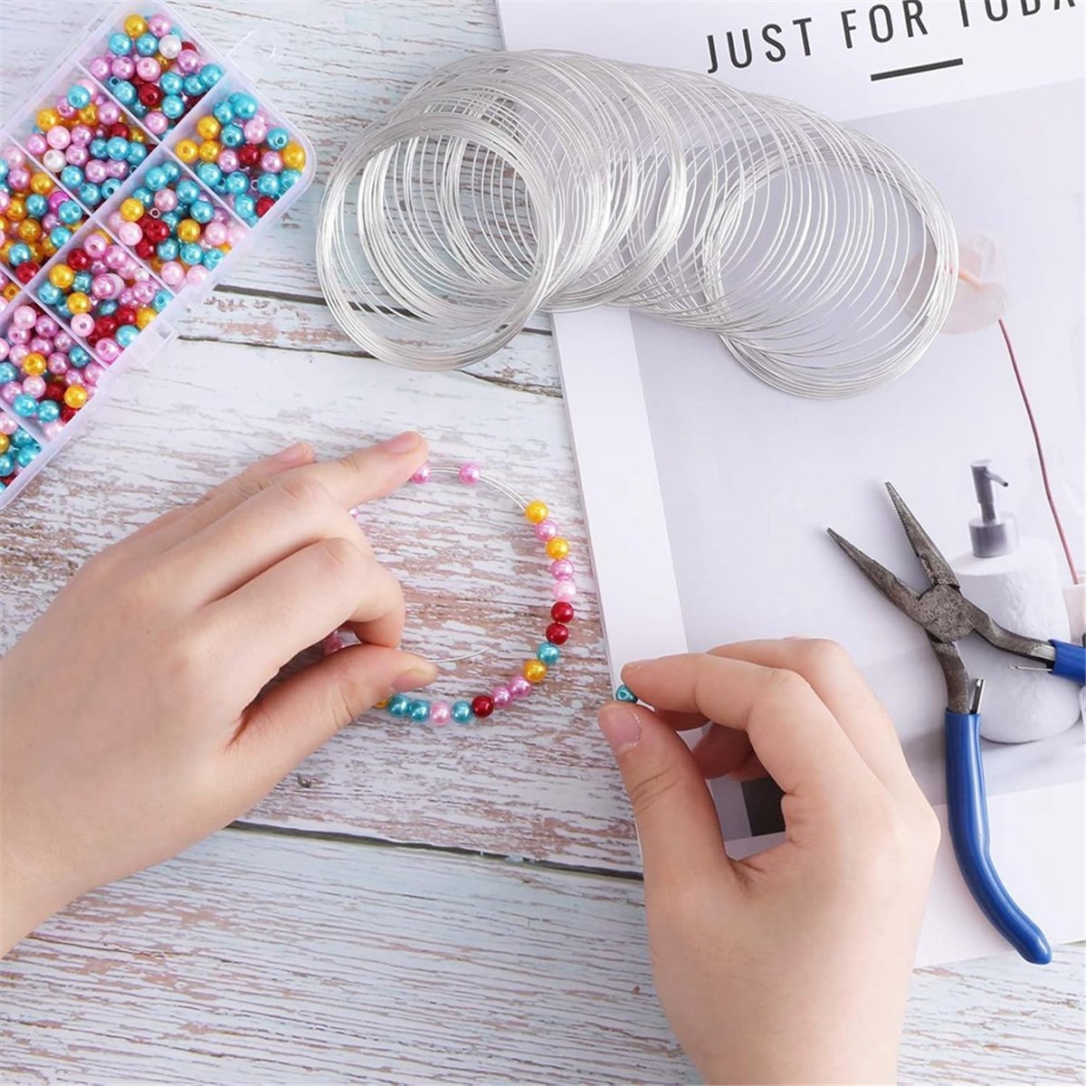 Drut jubilerski A008 100 sztuk – Memory Wire Bracelet recenzja i cena