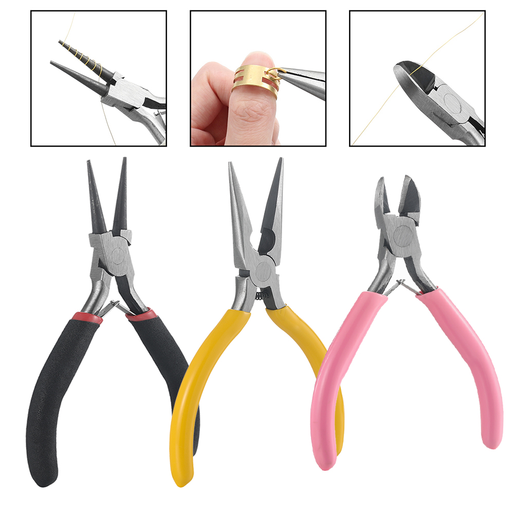3 sztuki / zestaw 3 stylów Szc – Jewelry Making Round Nose Pliers recenzja i cena